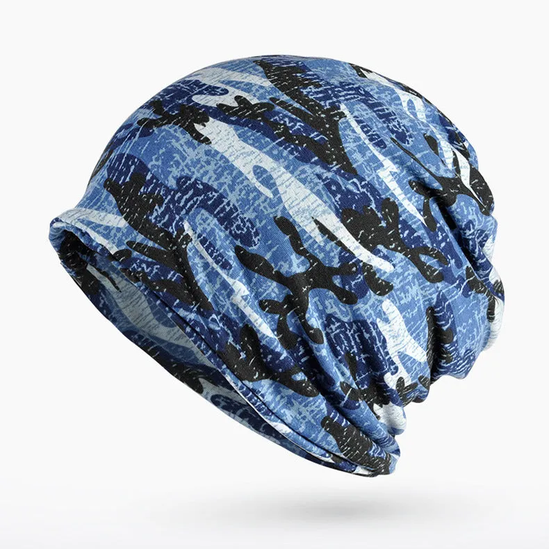 Men's Fashion 2 in 1 Scarf/Beanie Hat