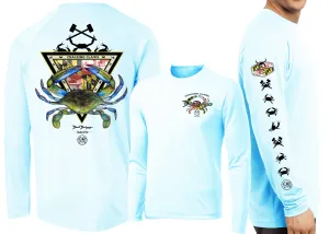 Men’s Performance Maryland Blue Crab Long Sleeve