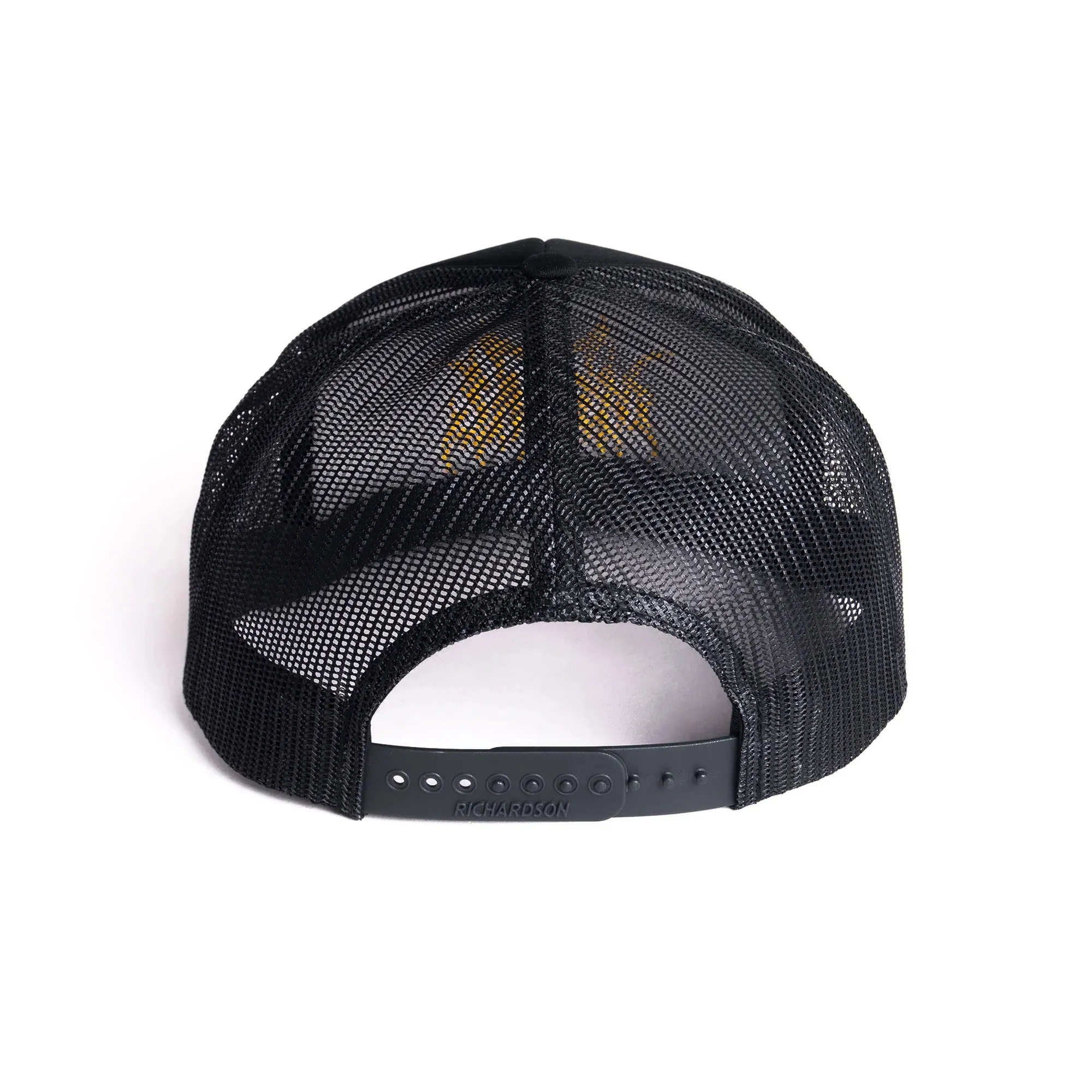 Metal Logo Trucker Cap - Black