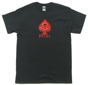 METAL SPADE TEE BLACK/RED