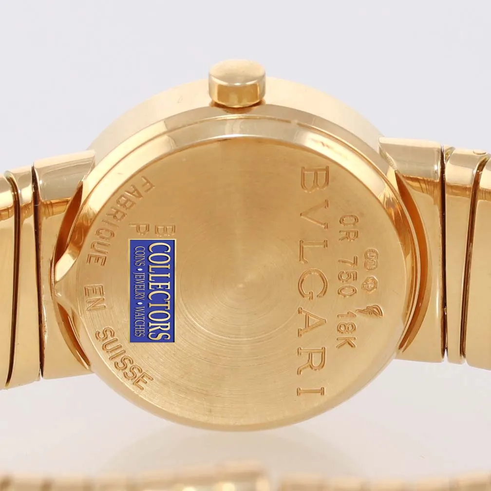 MINT Ladies Bvlgari Bulgari Tubogas Serpanti 18k Gold Quartz BB232T 23mm Watch