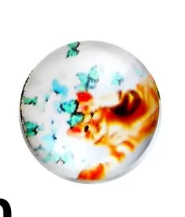 Mix Kawaii Image Transparent Flatback Photo Glass Cabochon for Jewelry Making necklaces earrings phase box key chain