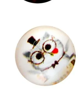 Mix Kawaii Image Transparent Flatback Photo Glass Cabochon for Jewelry Making necklaces earrings phase box key chain