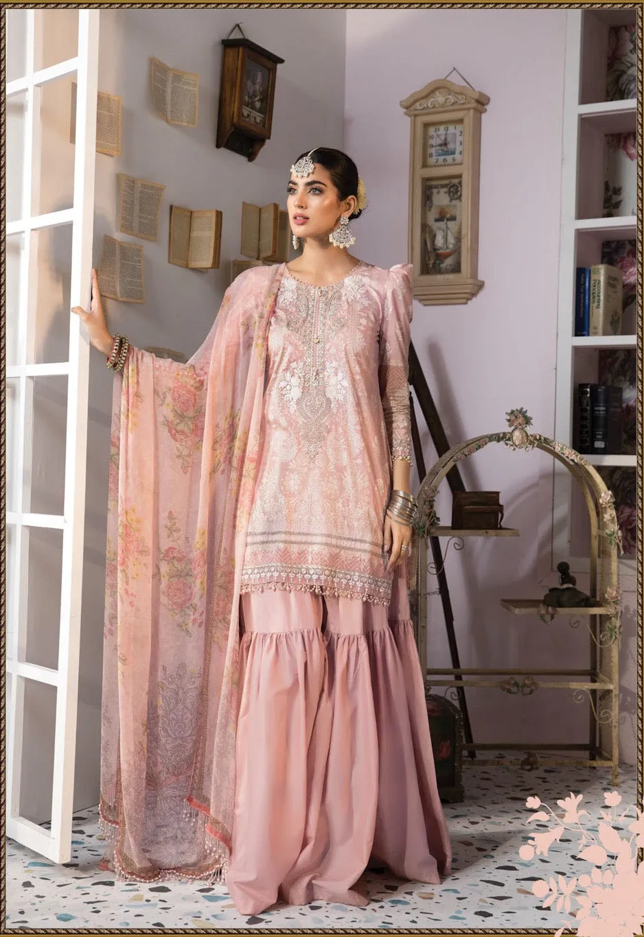 MPT-1103-A | Maria B Mprints Unstitched Eid Collection 2021 Vol-2