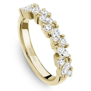 Noam Carver Marquise & Round Cut Diamond Wedding Band