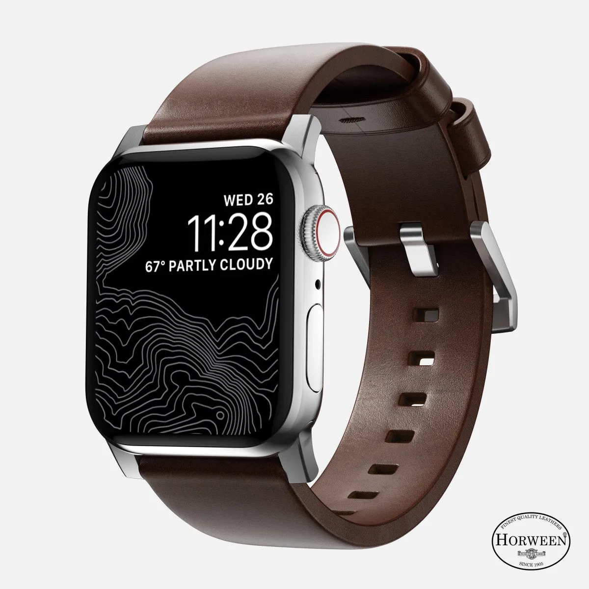 Nomad Modern Leather Apple Watch Band 44/45/49mm