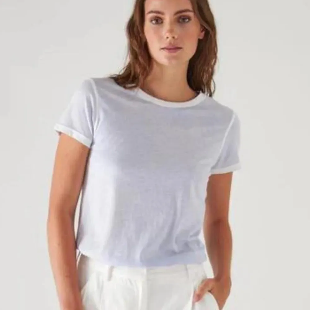 Patrick Assaraf Reverse Spray Lightweight Pima Cotton T-shirt