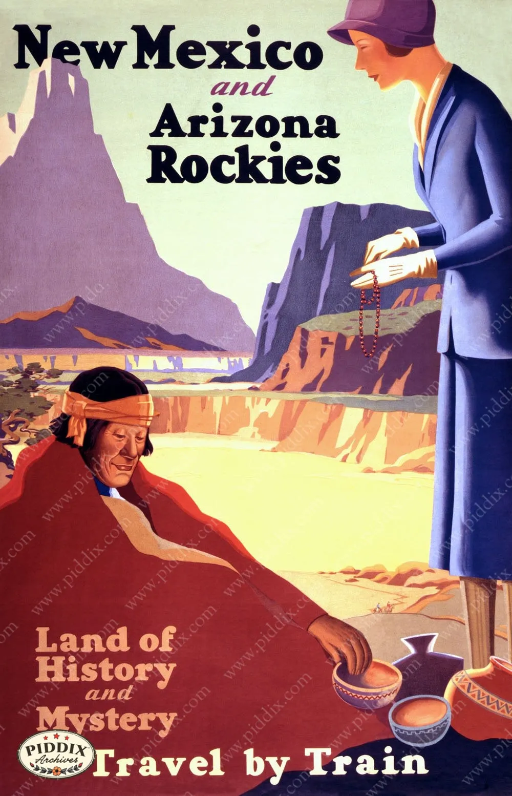PDXC7344 -- Vintage Travel Posters