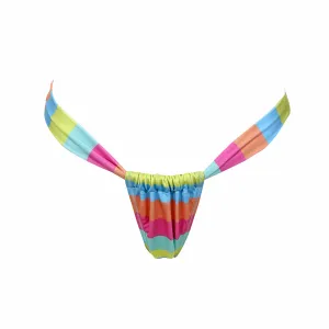 PHEME BIKINI BOTTOM - CANDY STRIPE