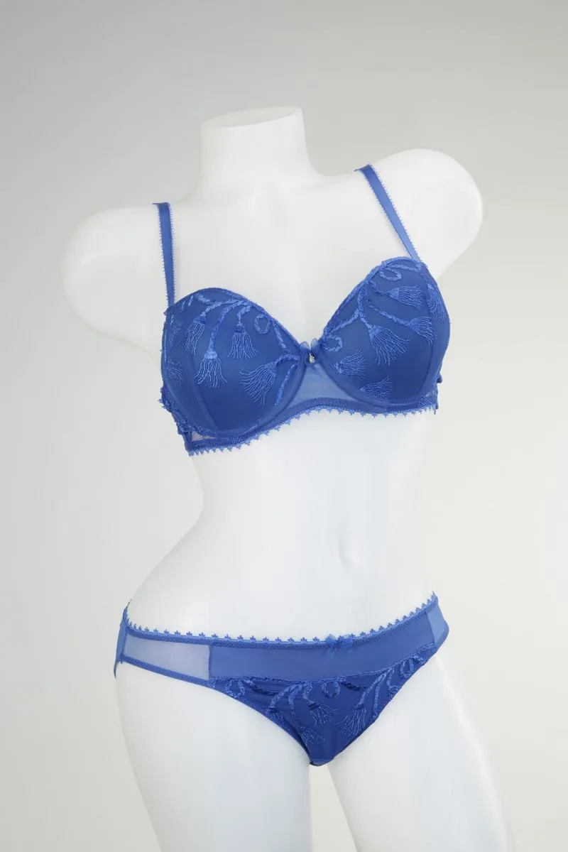 PIERRE CARDIN EGYPT EMBROIDERED SET-Blue