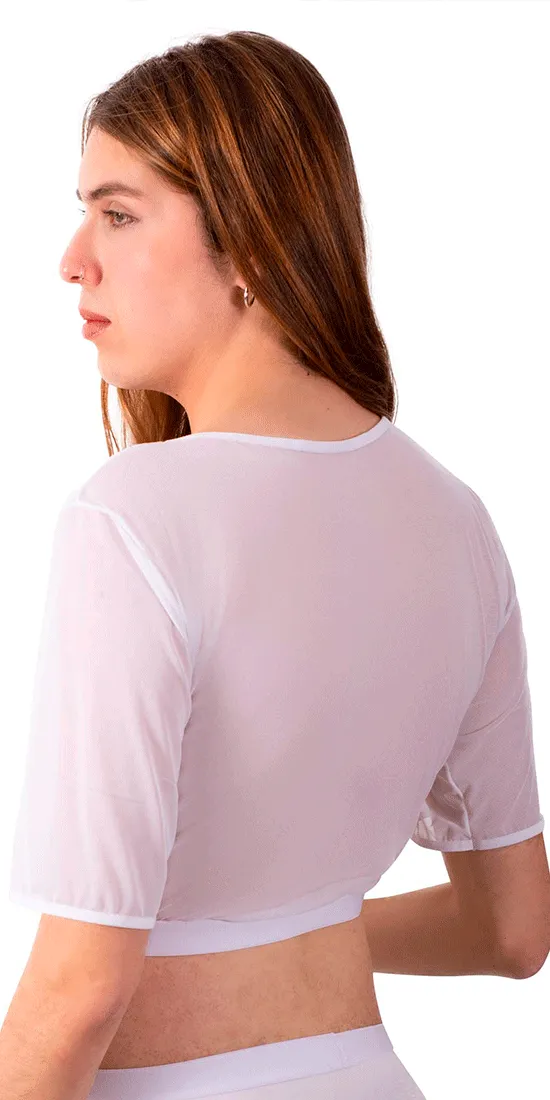 Plural Pl009 Crop Top White