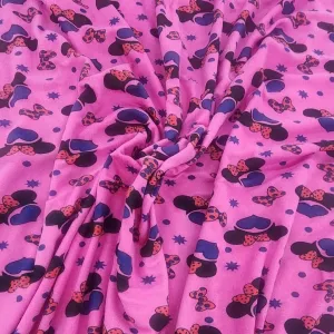 Printed Dty Fabric 160cm Minnie
