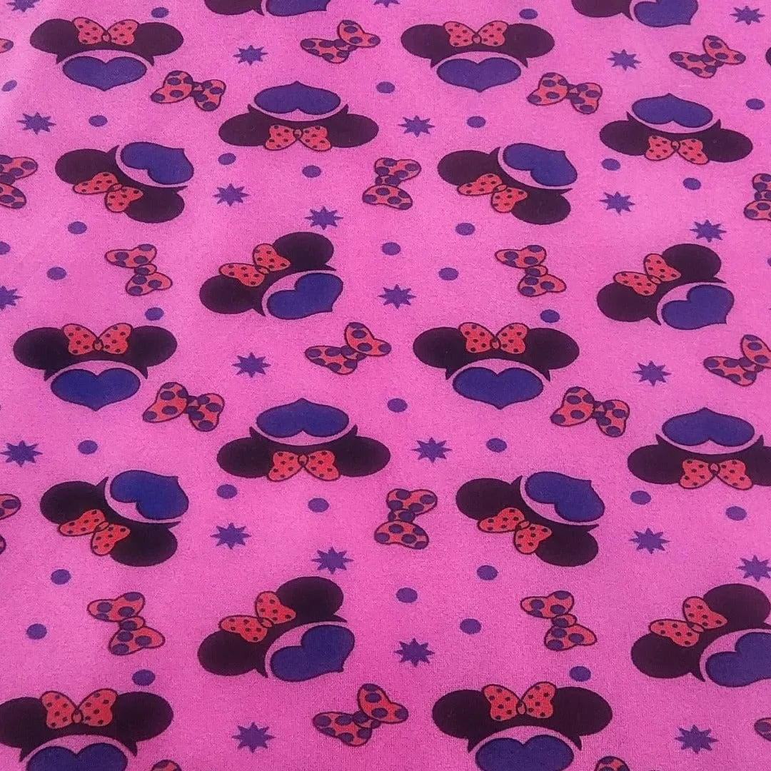 Printed Dty Fabric 160cm Minnie