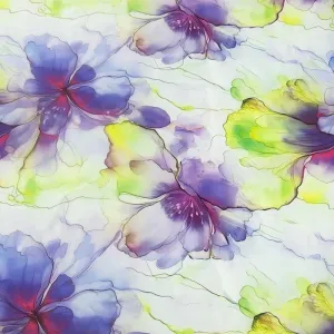 Printed Duchess Satin Fabric 150 cm