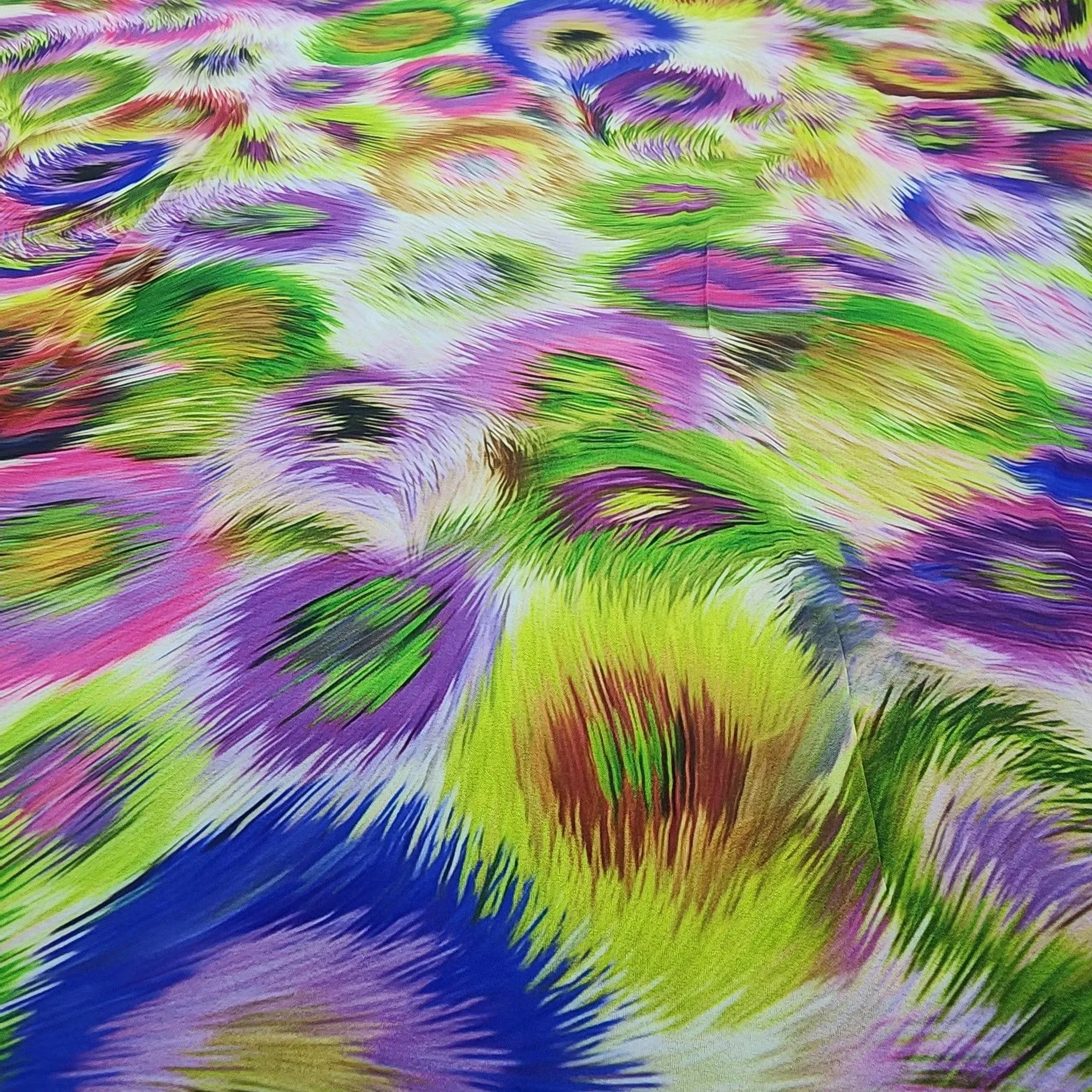 Printed Peach Chiffon Fabric 150cm
