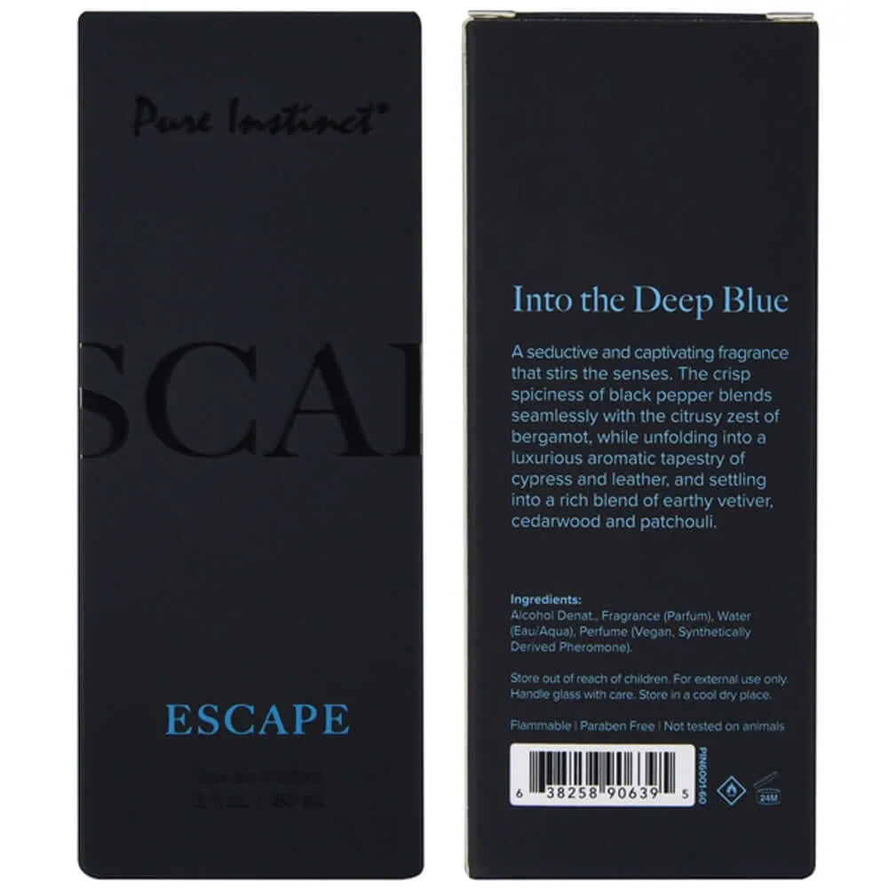 Pure Instinct Pheromone Eau De Parfum Escape 2oz 60ml