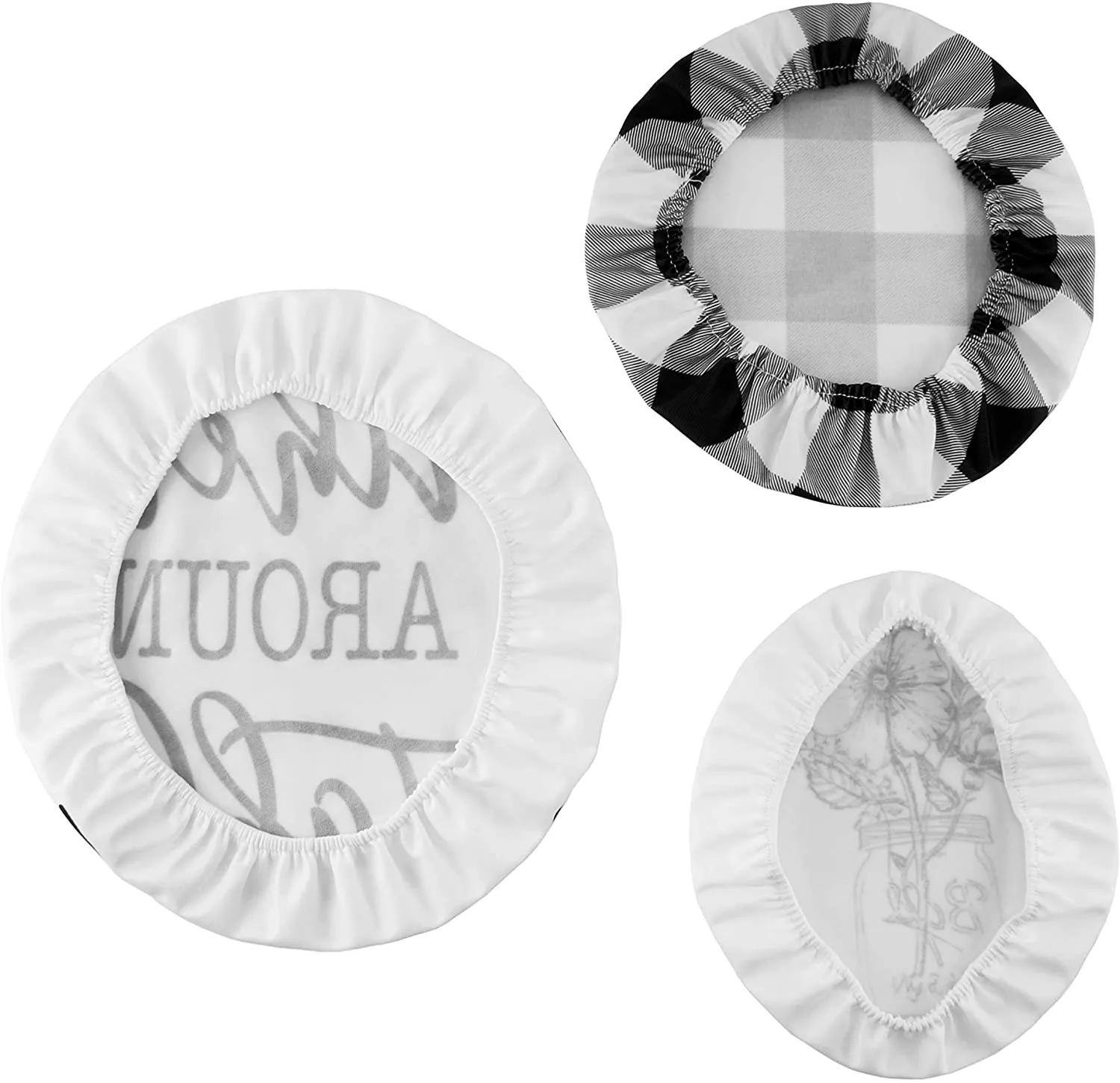 Reusable Fabric Bowl Covers (Set of 3)