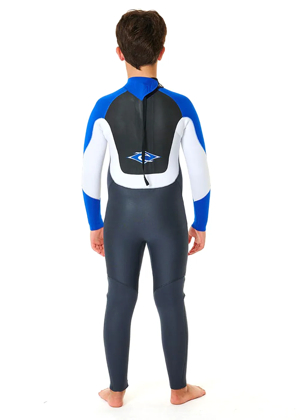 Rip Curl Boys Omega 3/2mm E-Stitch Back Zip Steamer Wetsuit