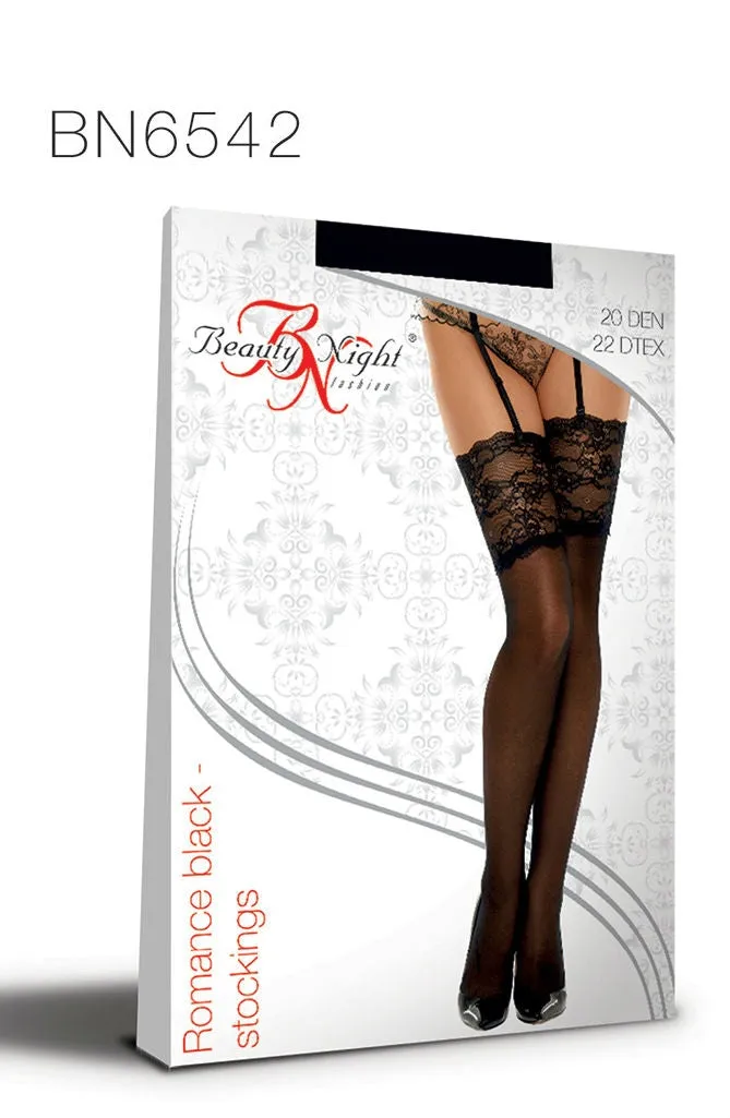 Romance Stockings Black