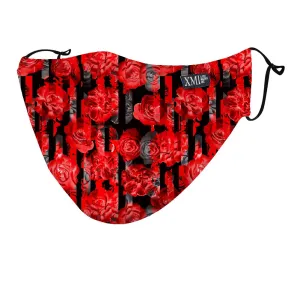 Rose printed mask