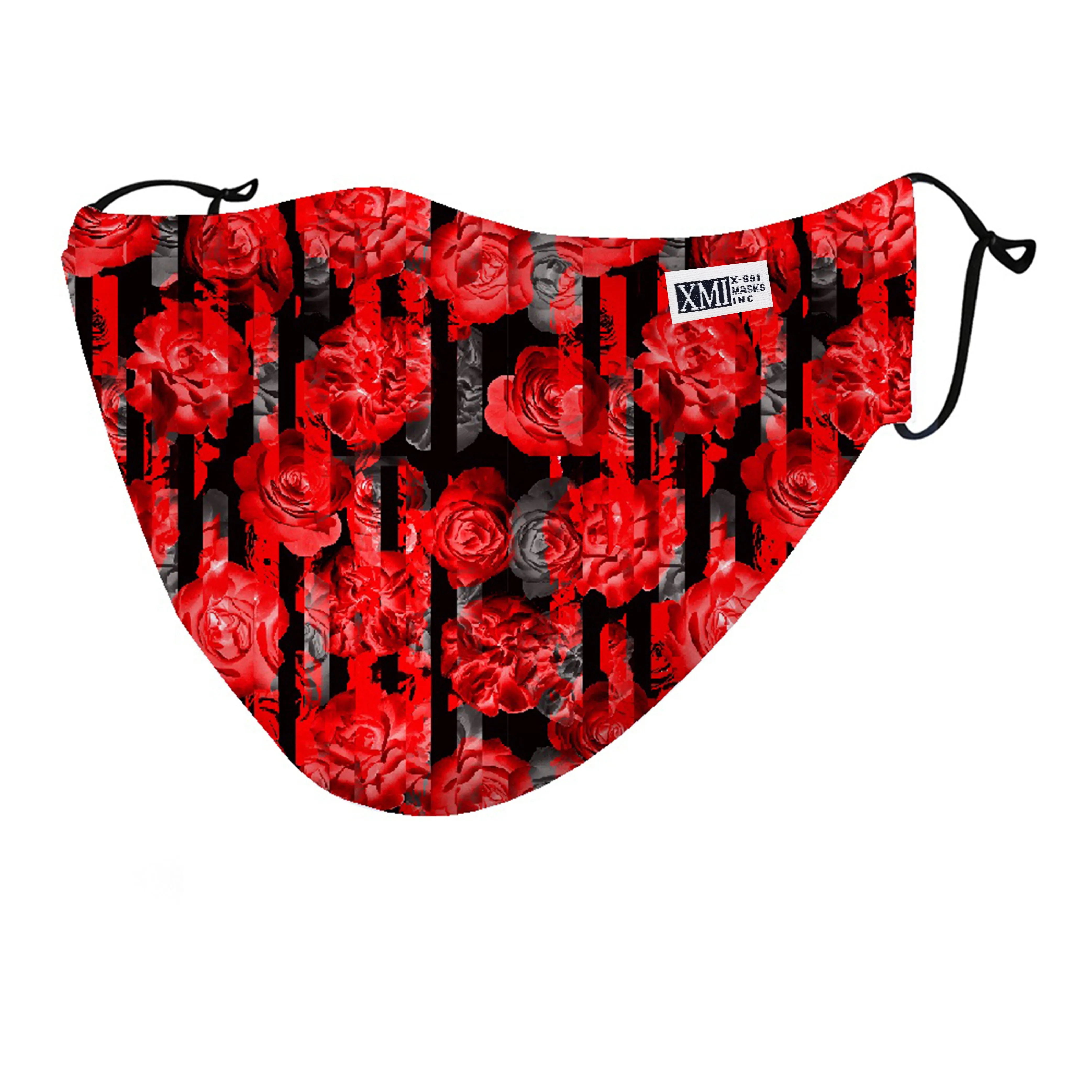 Rose printed mask