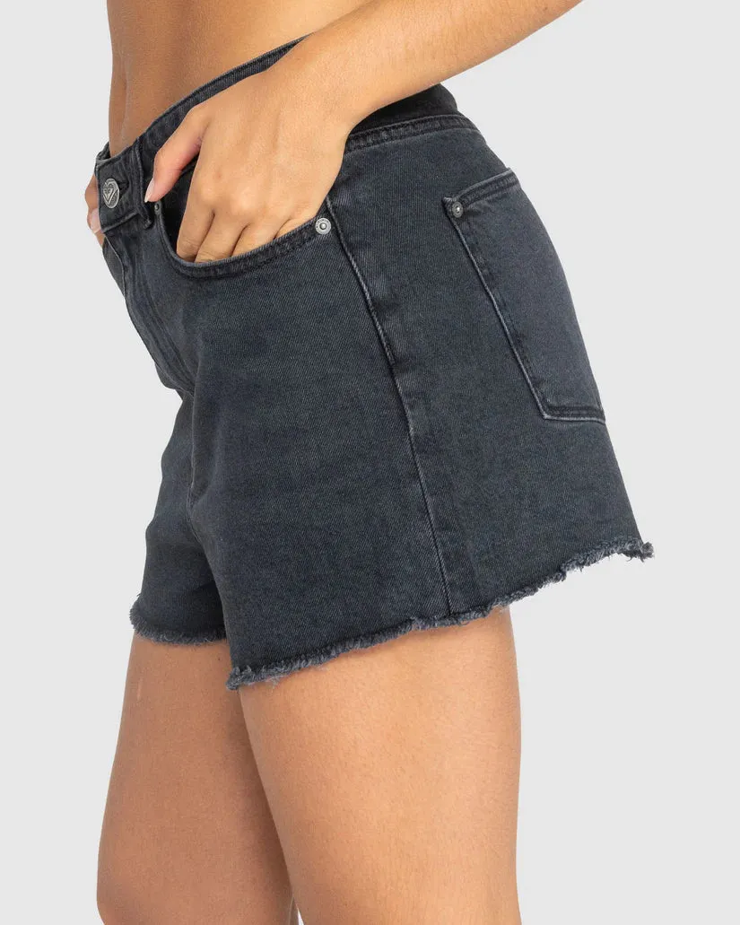 Roxy Eva Short Blk - Anthracite