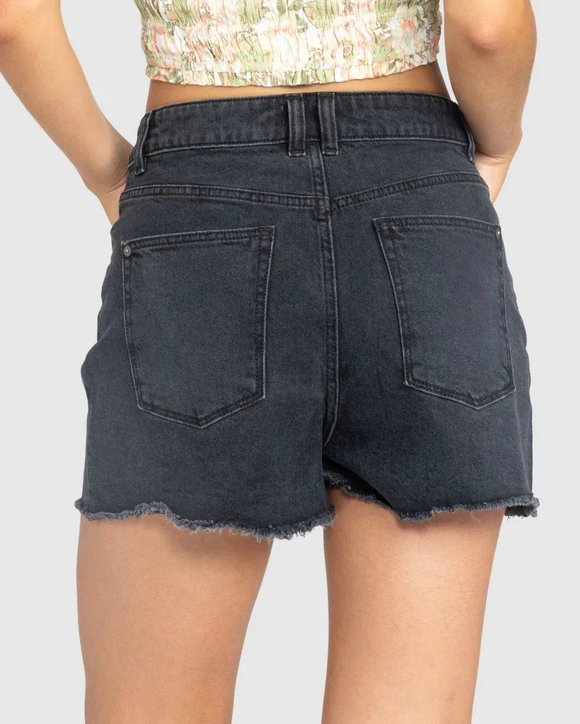 Roxy Eva Short Blk - Anthracite