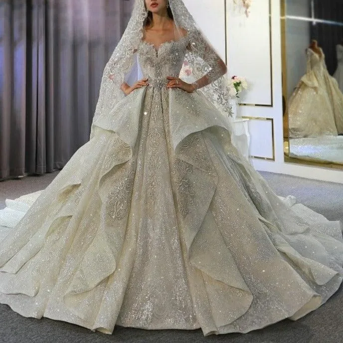 Royal Train Lebanon weddings luxury bridal dress