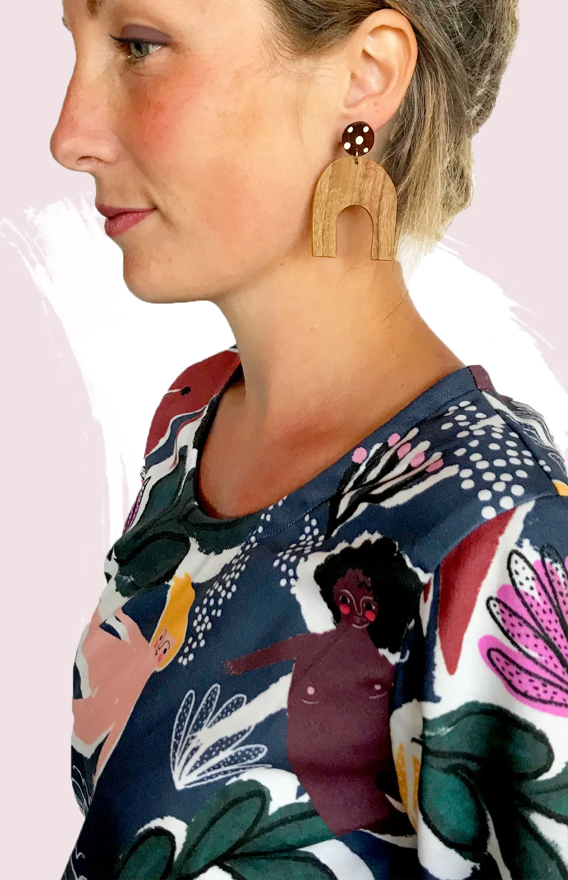 SALE Bathing Godesses 100% Organic Jersey T'shirt or T'dress