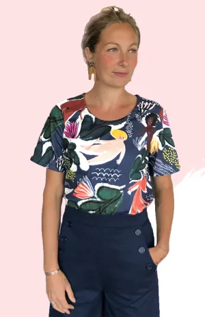 SALE Bathing Godesses 100% Organic Jersey T'shirt or T'dress