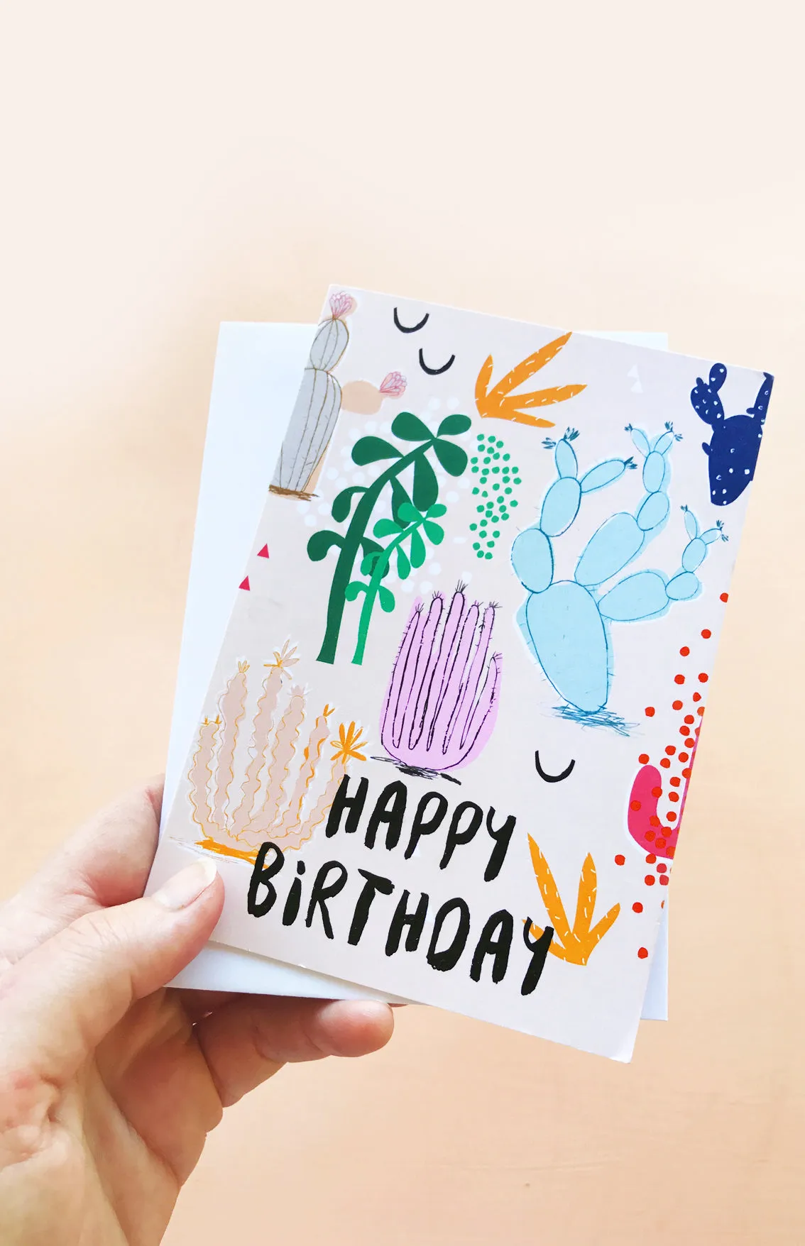 SET OF 3 Greeting folded cards (5" X 7")