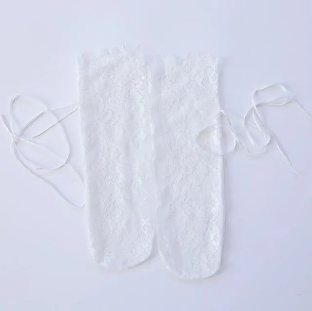 Sexy Lace Floral Transparent Socks