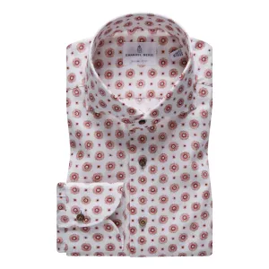 SF17439 Textured Printed Medallion Sport Shirt