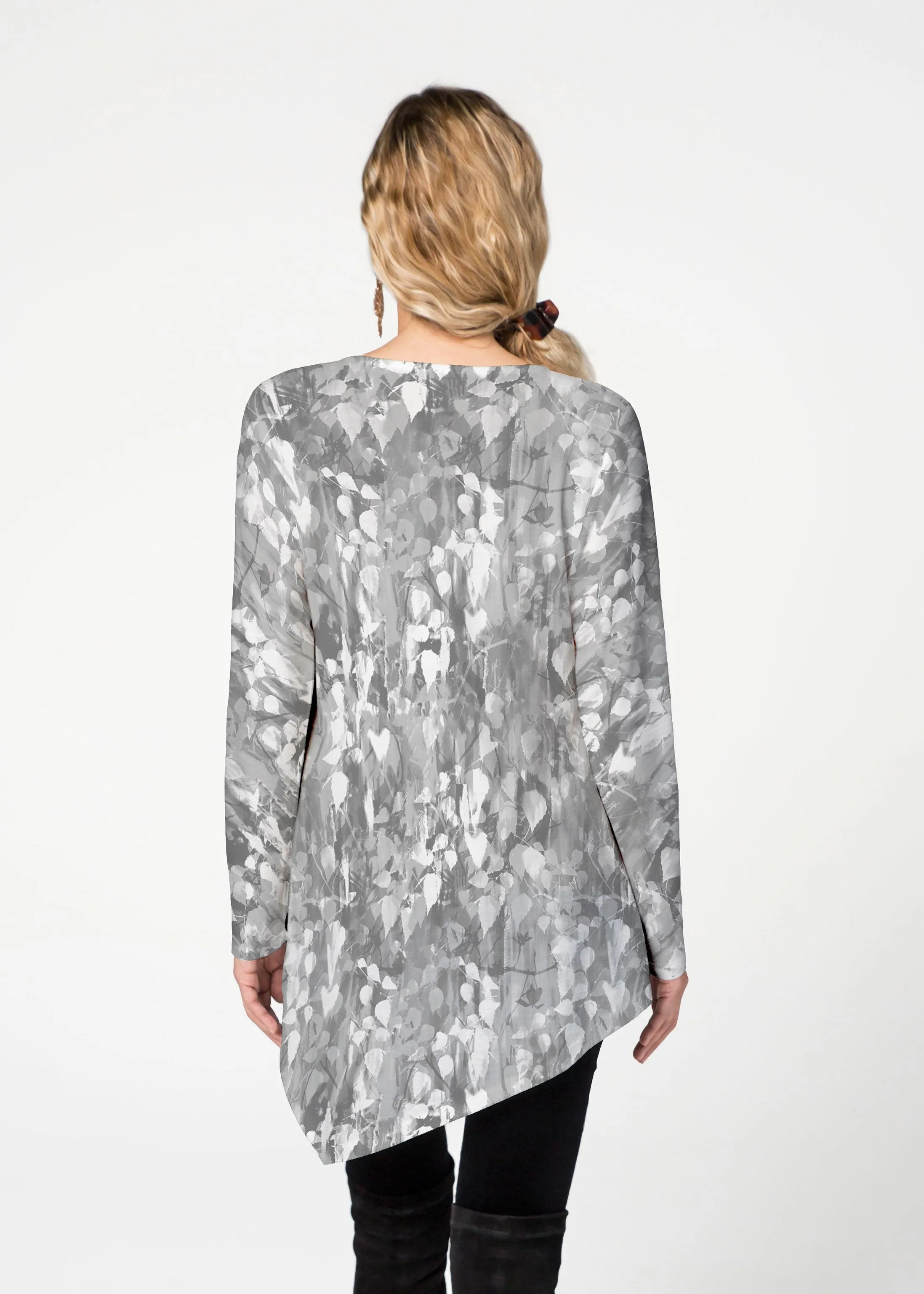 Shadow (7869) ~ Asymmetrical French Terry Tunic
