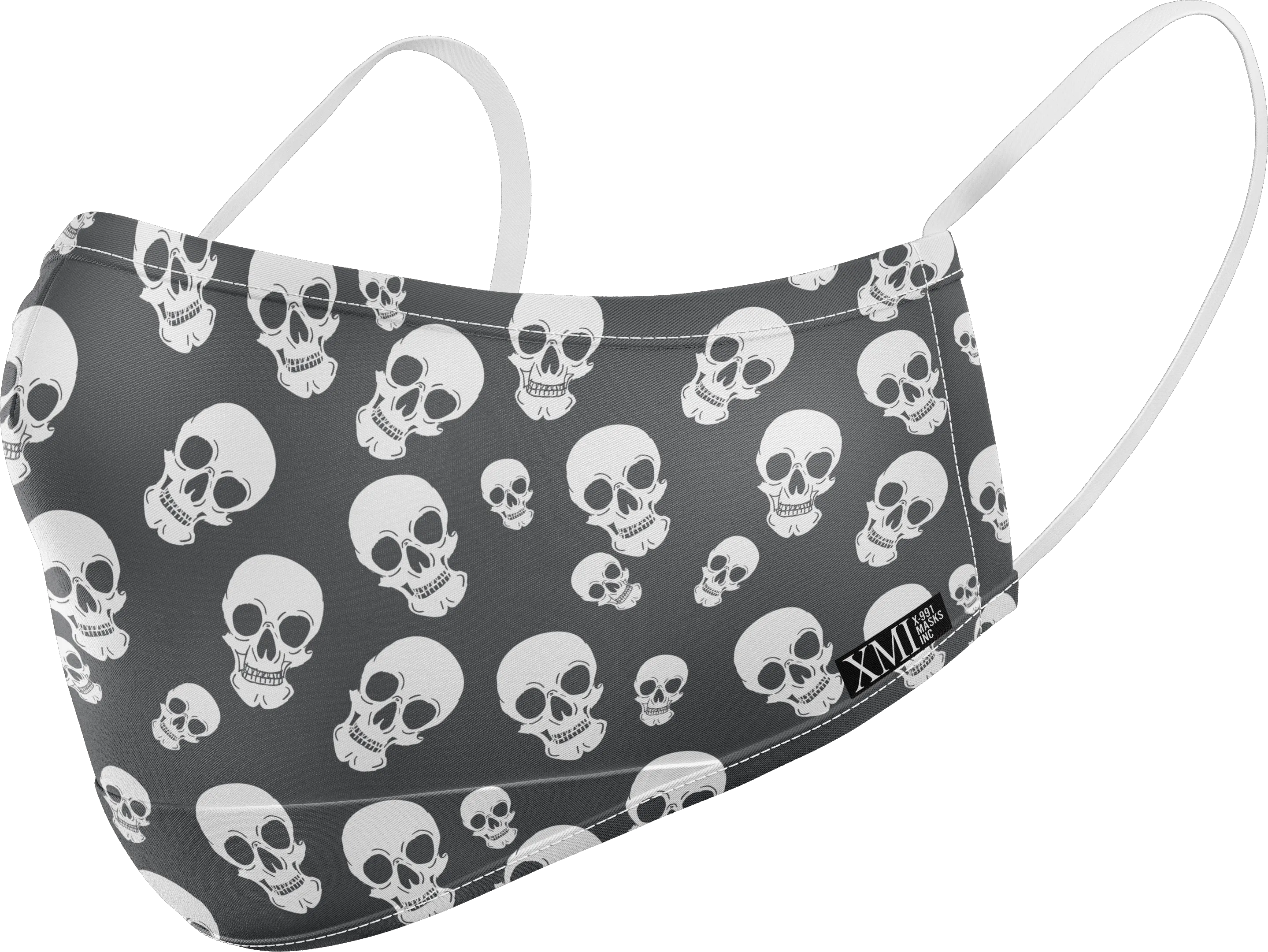 Skull allover printed mask