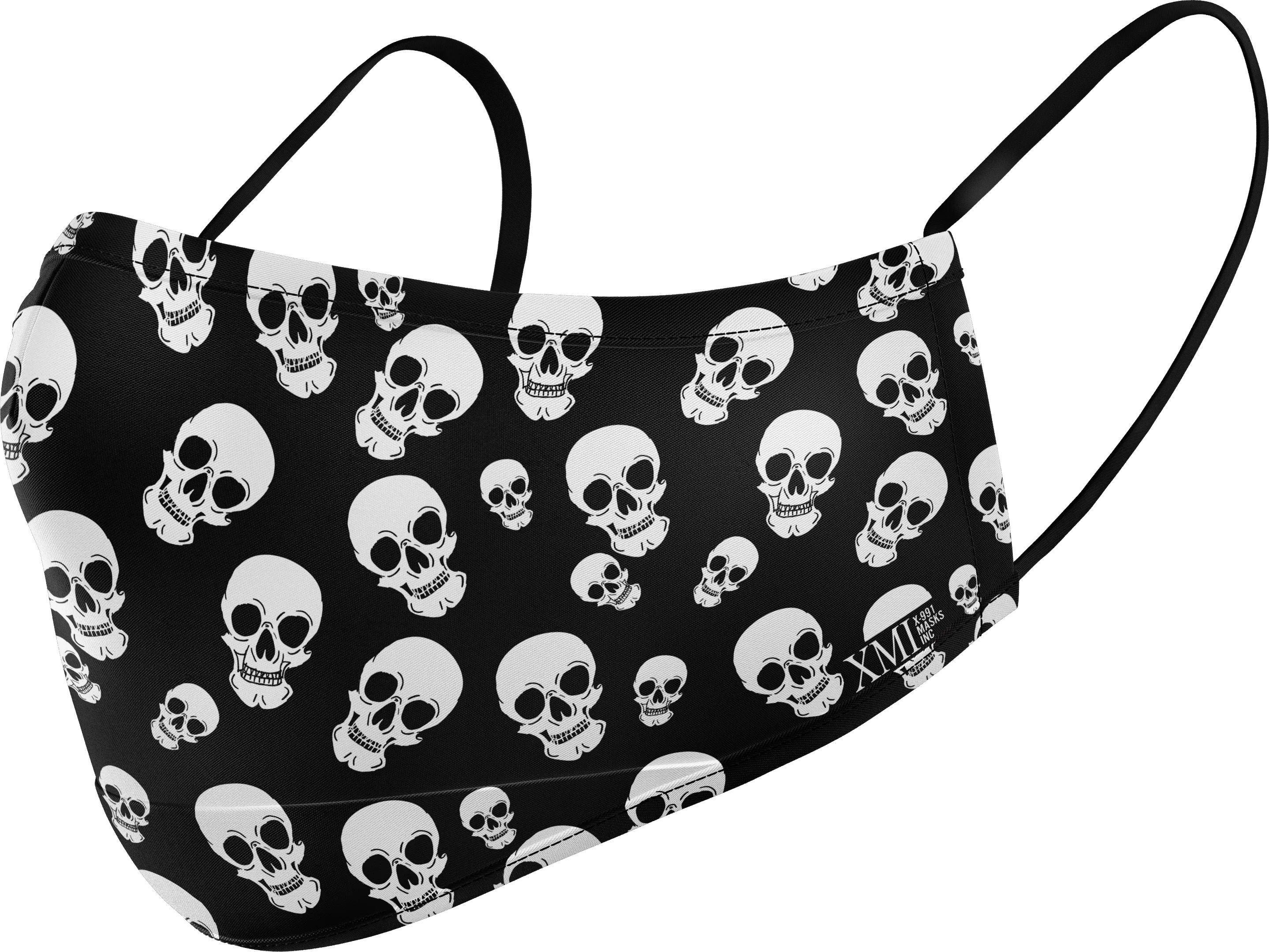 Skull allover printed mask