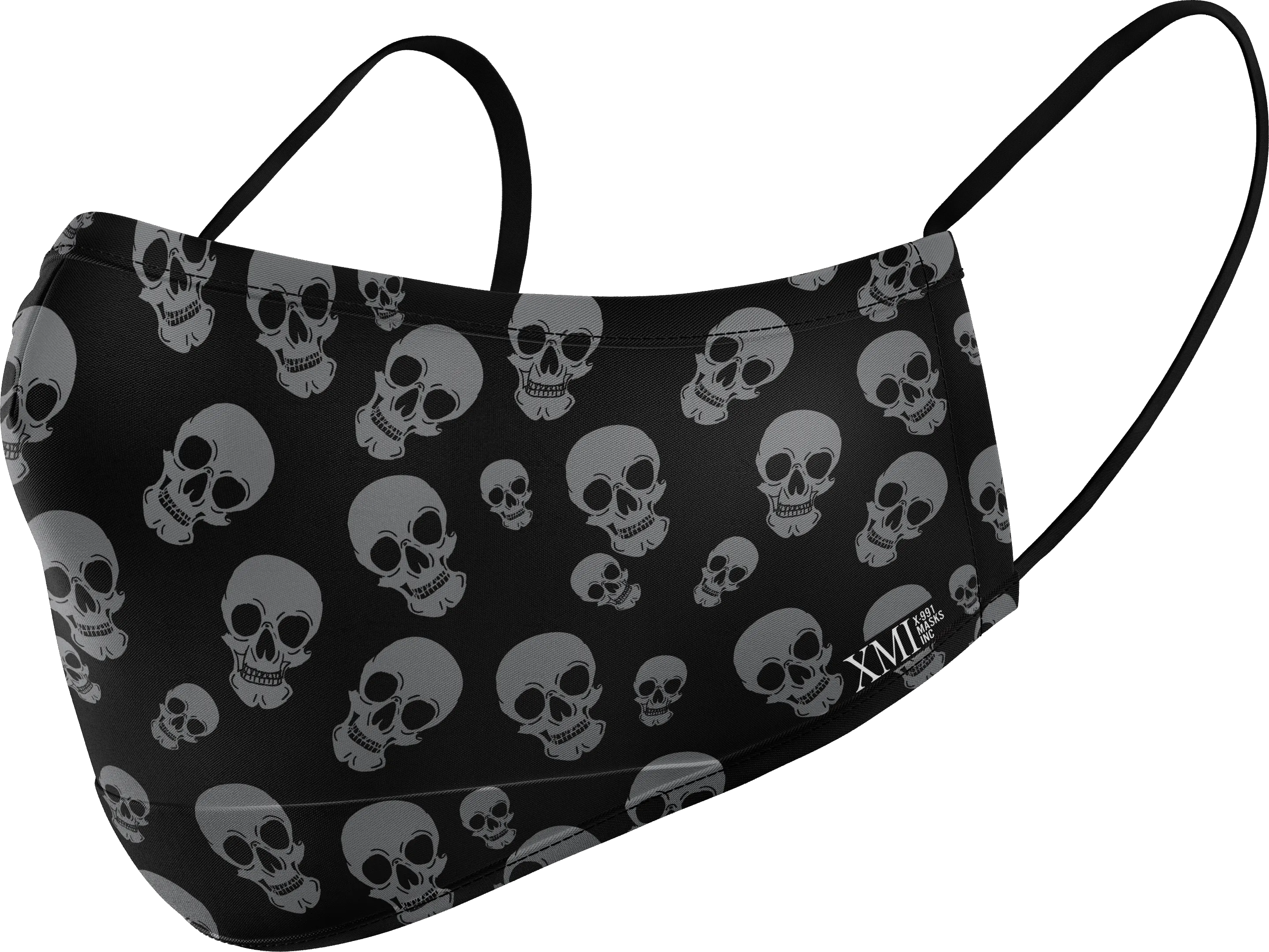 Skull allover printed mask