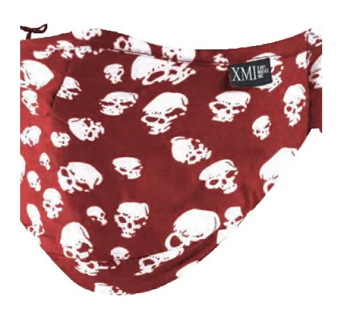 Skull allover printed mask
