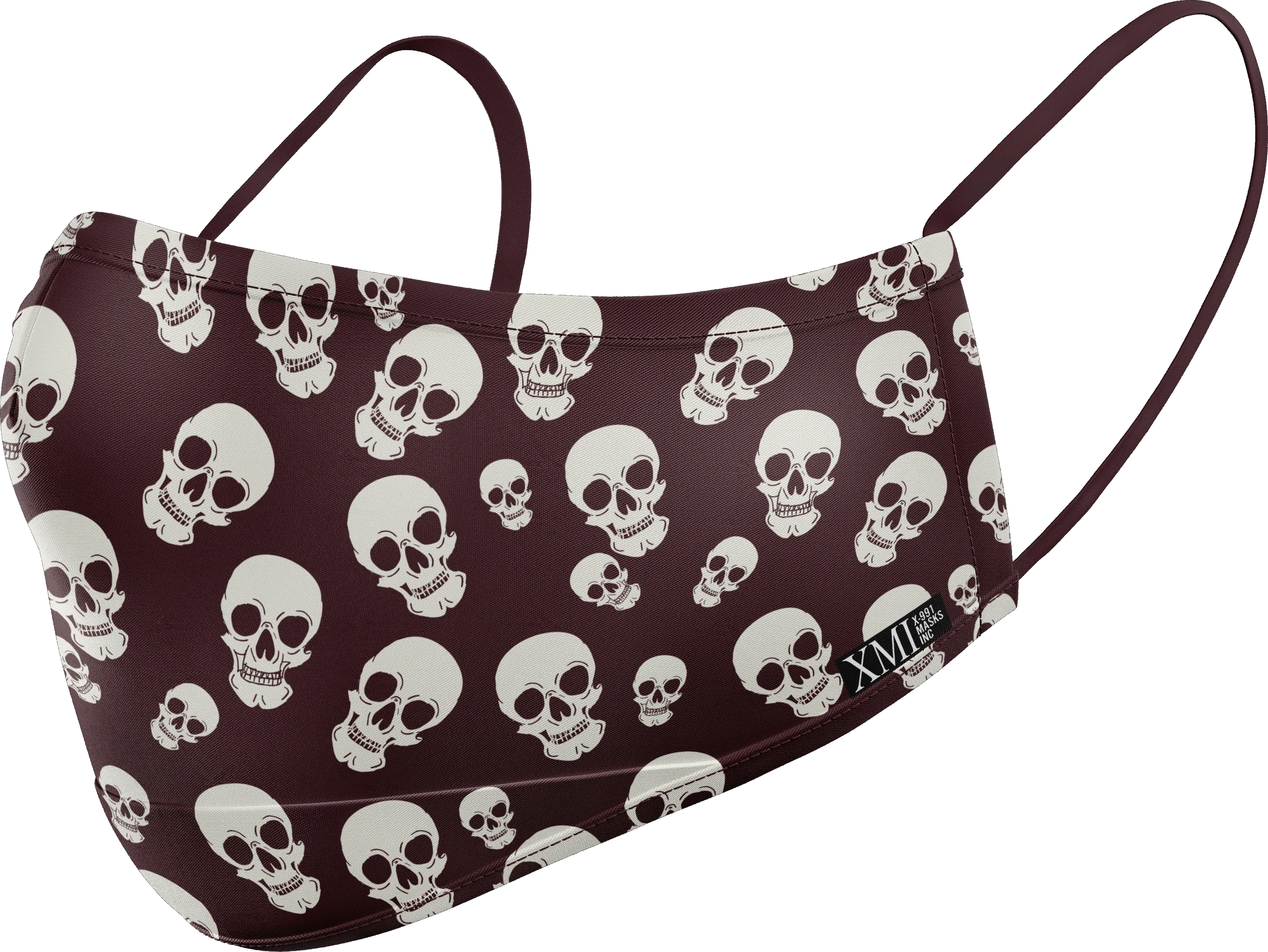 Skull allover printed mask