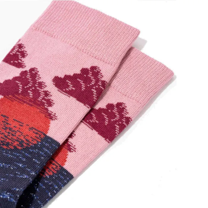 Socken Frauen «SUNLIGHT» Pink von Royalties