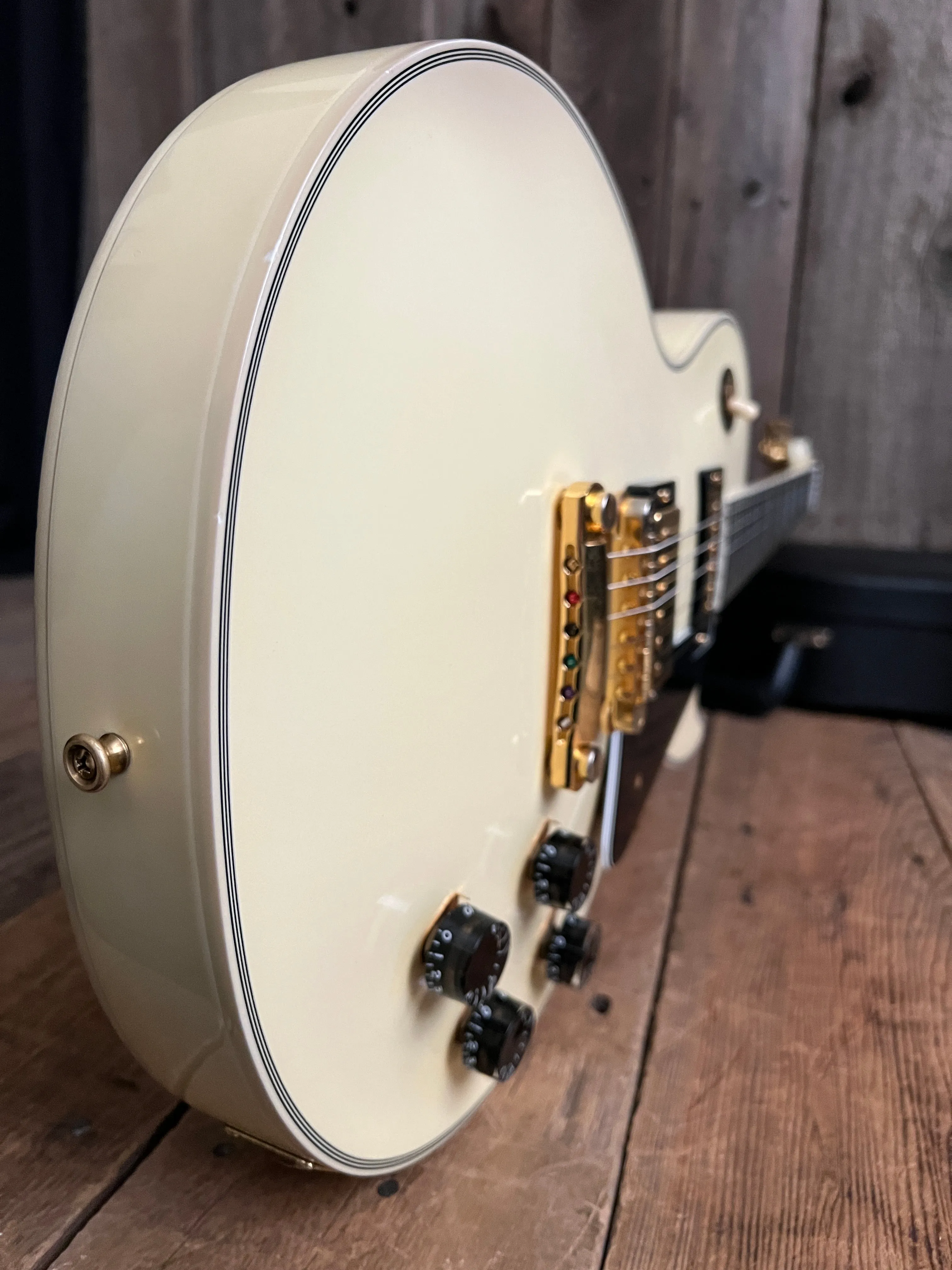 SOLD - Gibson Les Paul Custom 2008 Custom Shop Alpine White