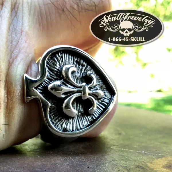 'Some Gave All' Fleur-de-lis Ring (262)