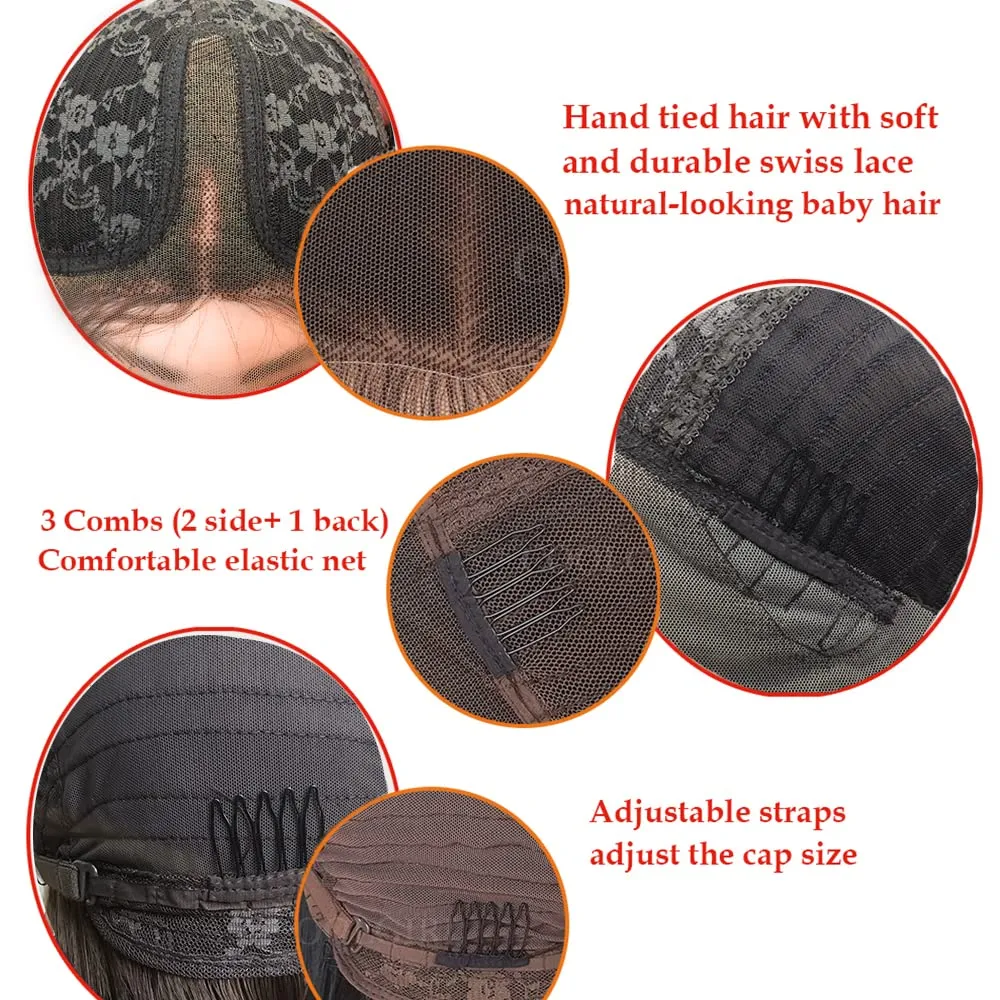 Straight Synthetic Lace Front Wigs