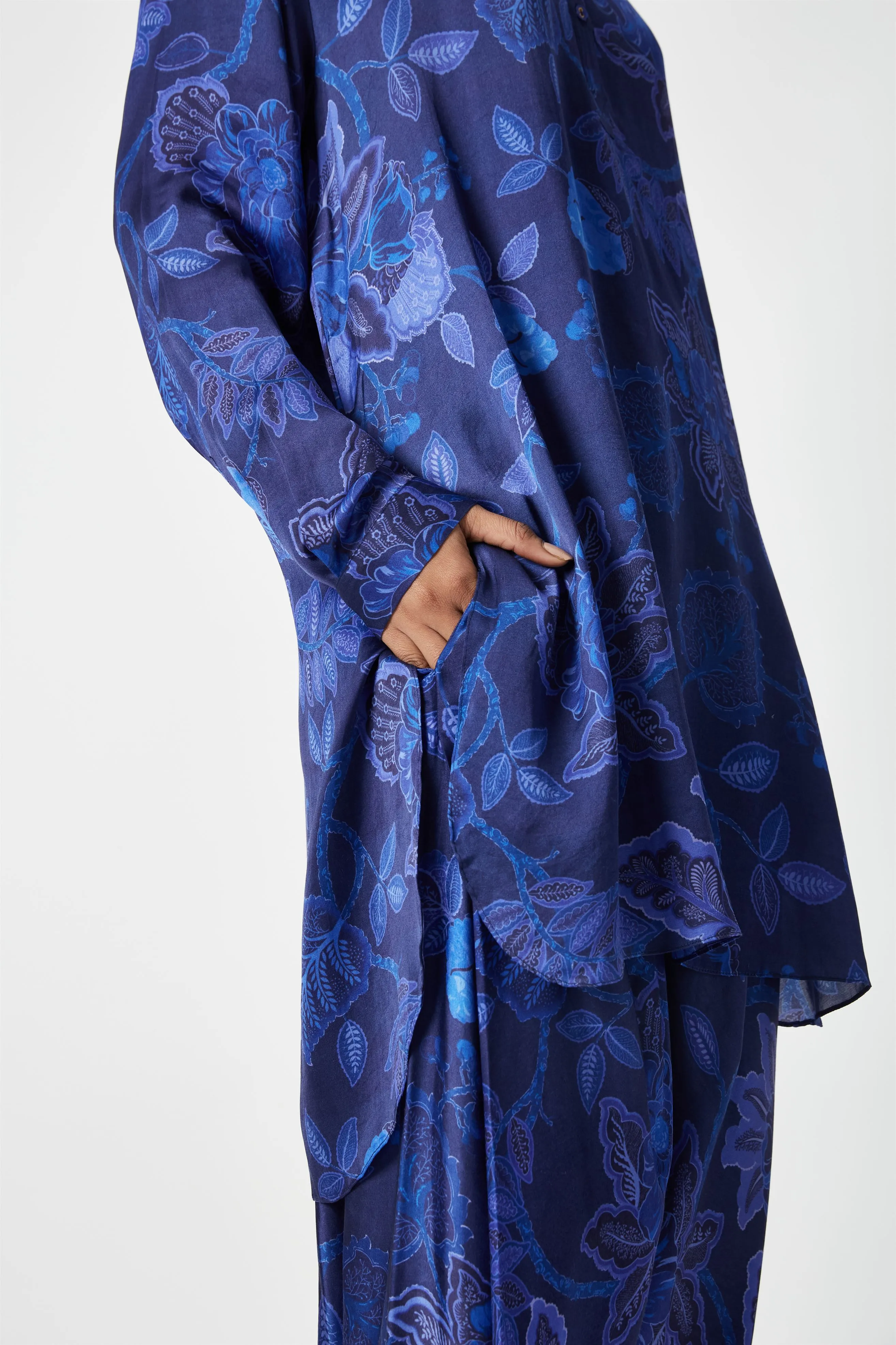 Summer Tunic Modal Satin Laki Printed-Fashion Edit Java 3-8JV-47B-Payal Pratap