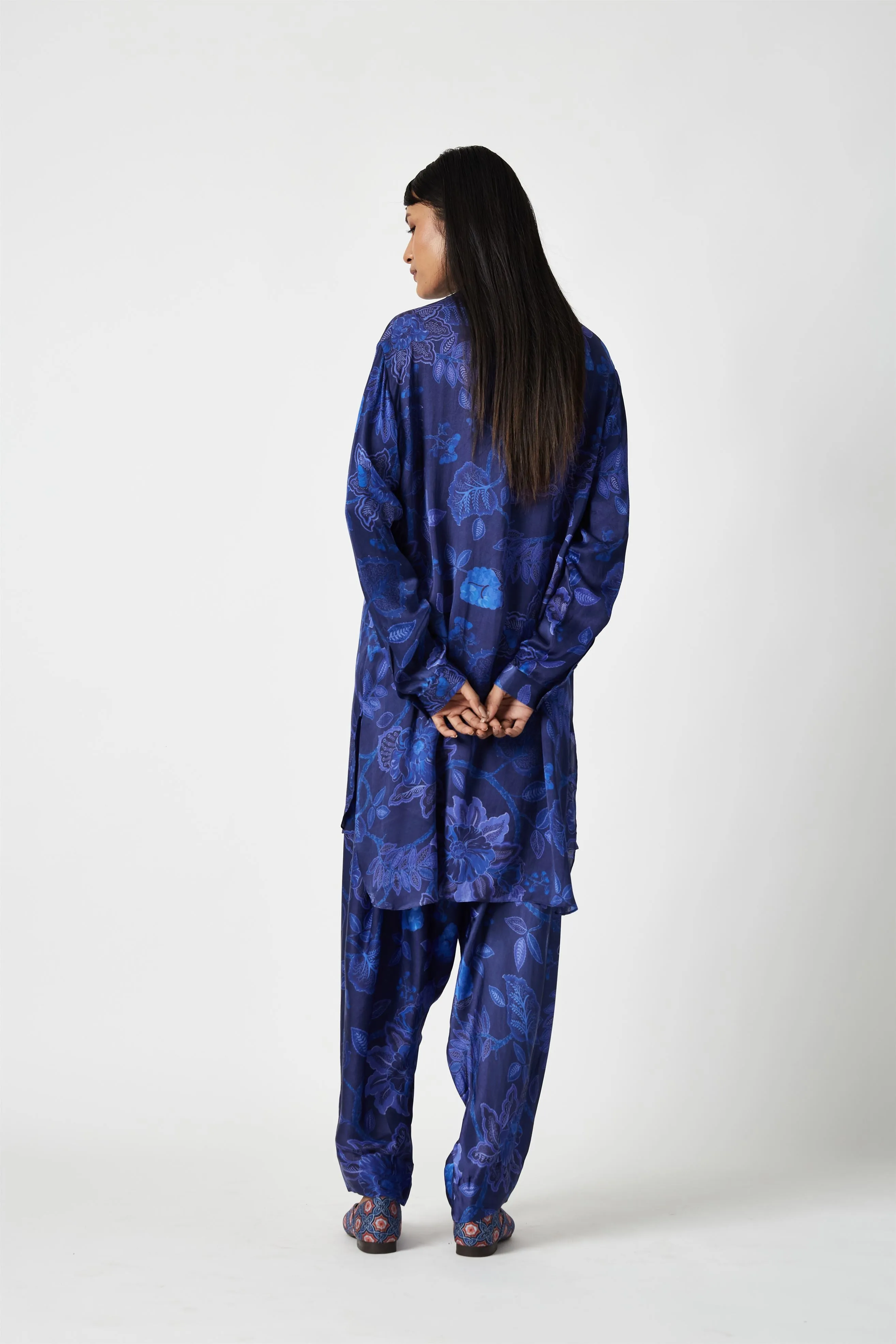 Summer Tunic Modal Satin Laki Printed-Fashion Edit Java 3-8JV-47B-Payal Pratap