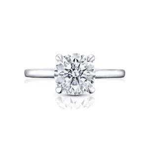 Tacori Round "Simply Tacori" Solitaire Engagement Ring in 18K White Gold