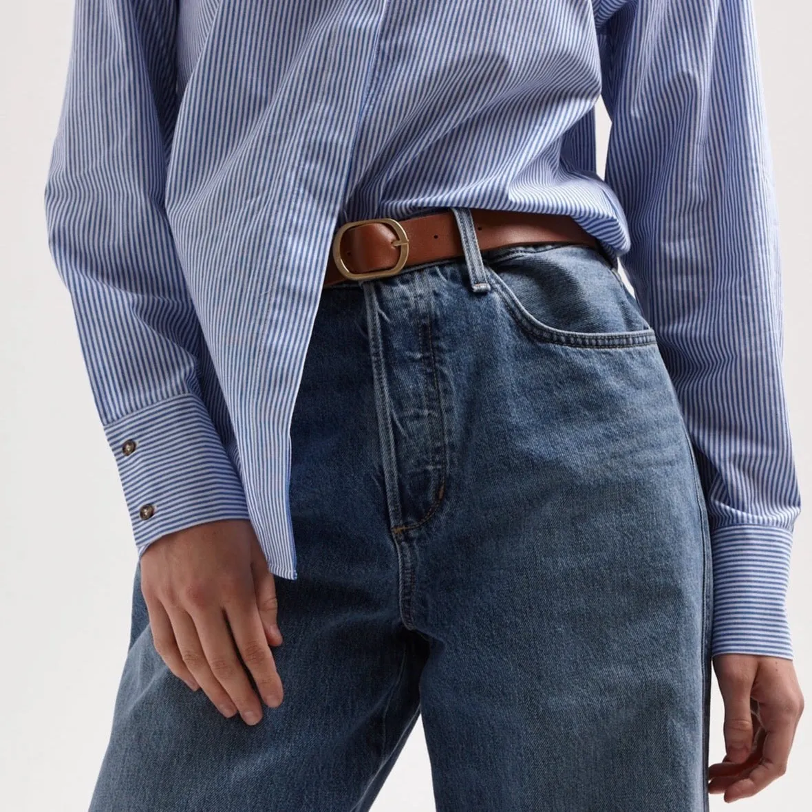 THE ULTIMATE LEATHER BELT - TAN