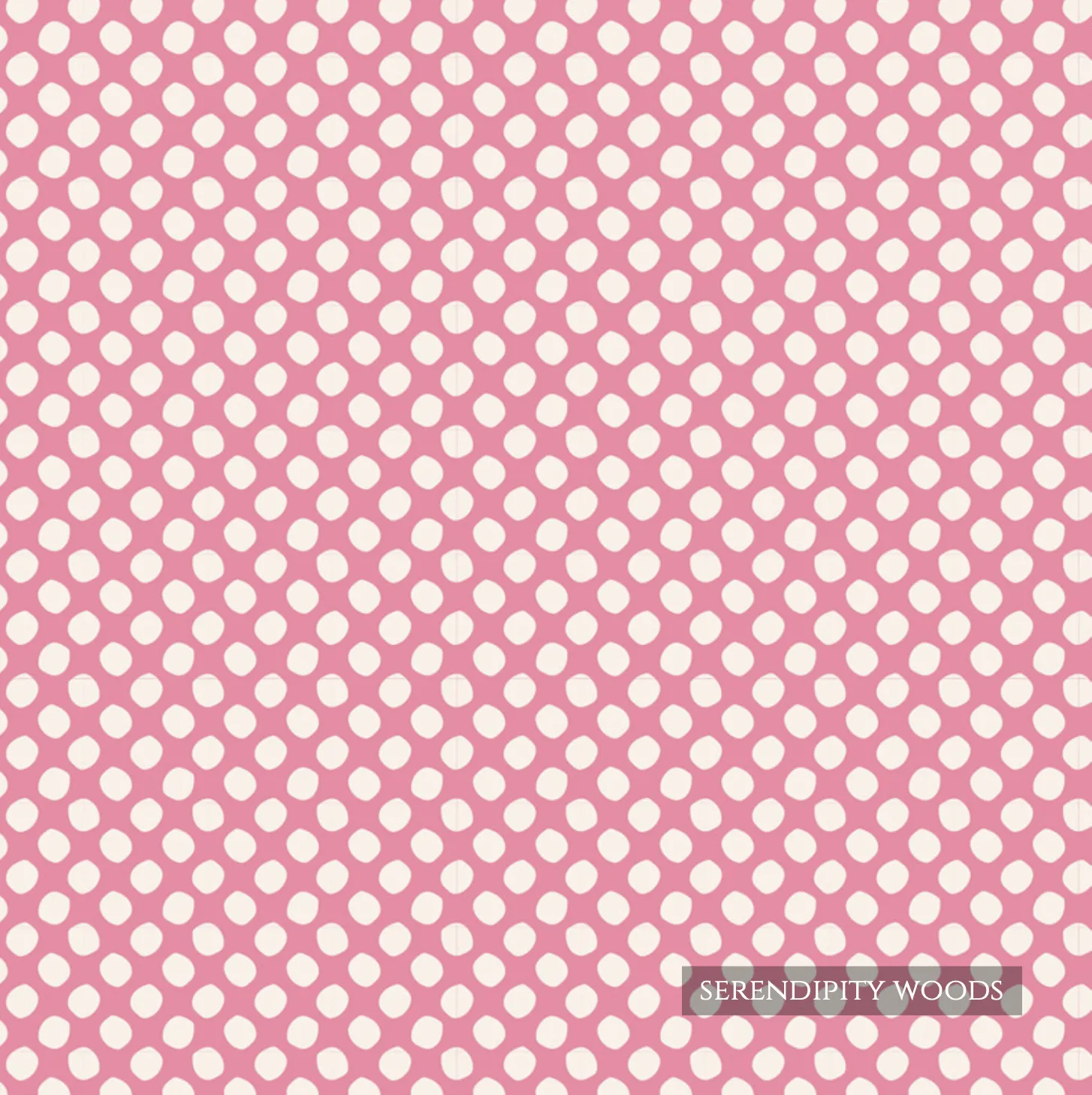 Tilda Paint Dots Pink Fabric 130034