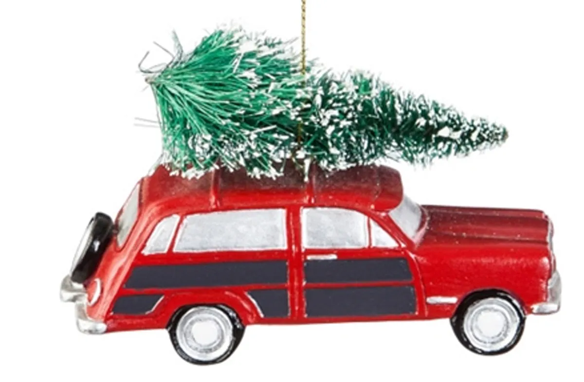 Truck/Station Wagon Christmas Ornaments