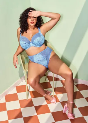 Underwired Plunge Bra In Cornflower - Elomi
